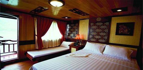 victory cabin highlights your Halong bay - hanoi holiday in term of luxury